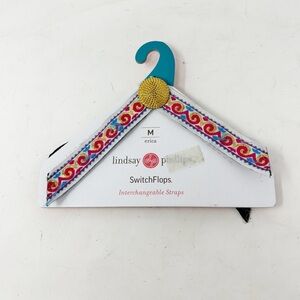 LINDSAY PHILLIPS Women’s Ribbon Straps Interchangeable for Switch Flops Medium
